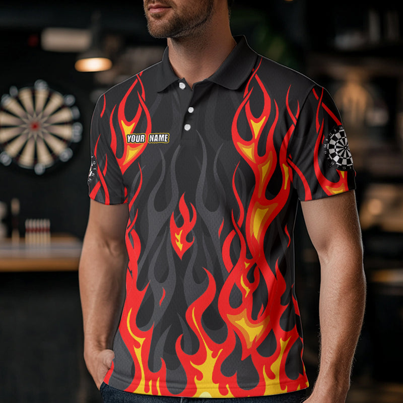 Personalized Skull Firefighter In Flame Custom Darts, Dart Team NYN0003