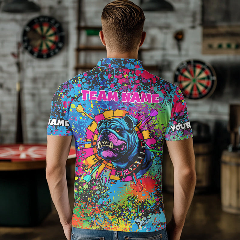 Custom Colorful Bulldog Funny Dart and, Dart NYN0007