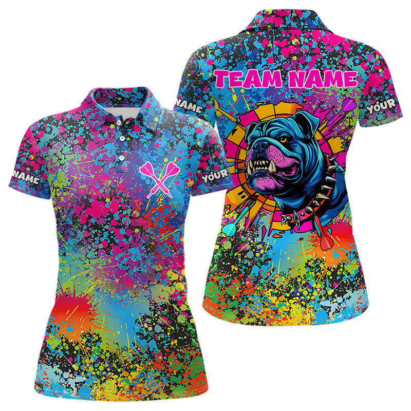 Custom Colorful Bulldog Funny Dart and, Dart NYN0007
