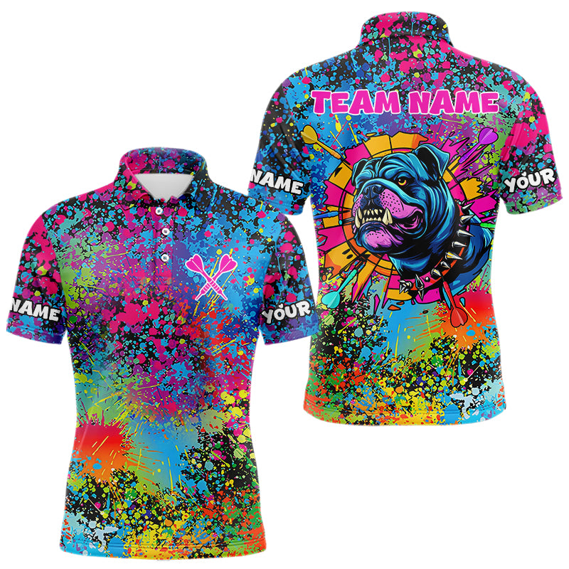 Custom Colorful Bulldog Funny Dart and, Dart NYN0007