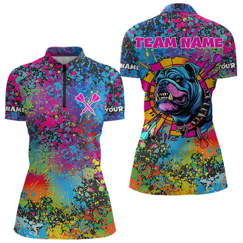 Custom Colorful Bulldog Funny Dart and, Dart NYN0007