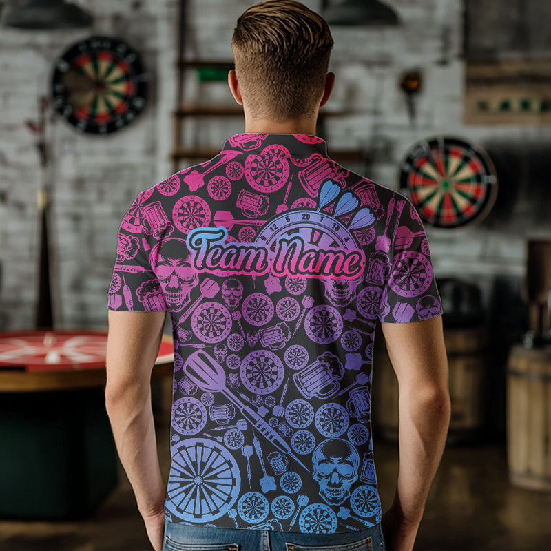 Colorful Gradient Dartboards Funny Dart, Custom Dart NYN0008