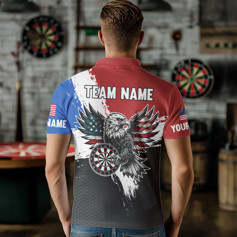 Personalized US Flag Eagle Custom Patriotic Dart, Custom Dart NYN0010
