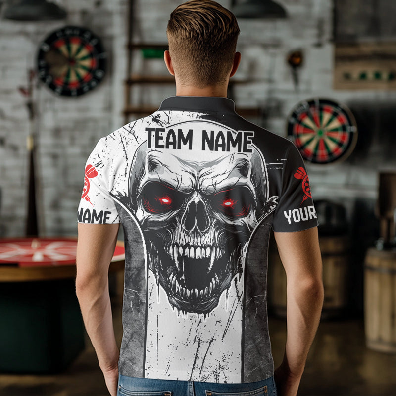 Personalized Eagle And Skull Grunge Style Dart, Dart Team NYN0016