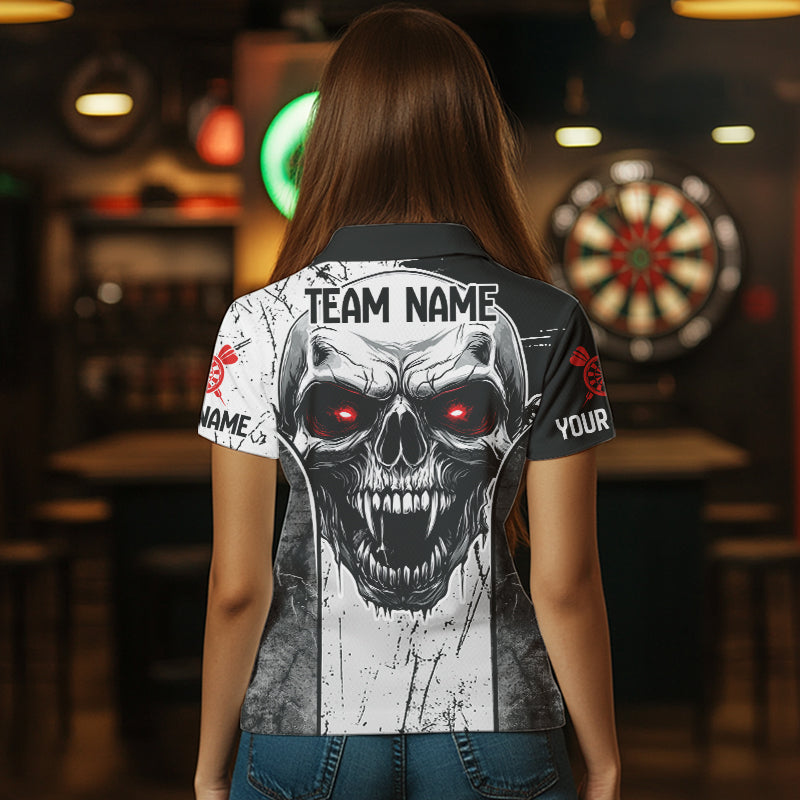 Personalized Eagle And Skull Grunge Style Dart, Dart Team NYN0016