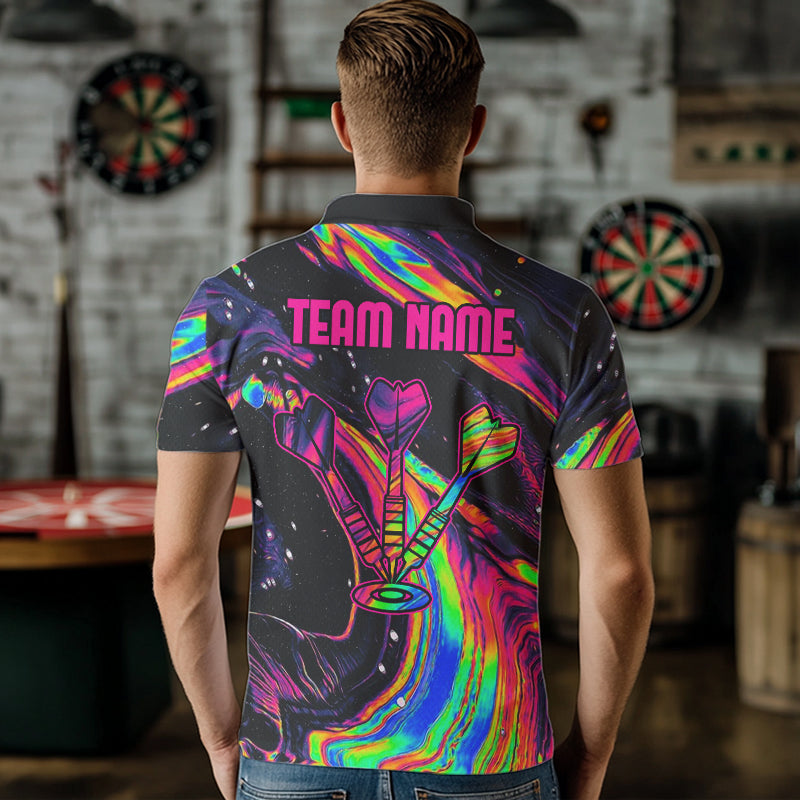 Colorful Psychedelic Skull Custom Dart, Dart Team NYN0020