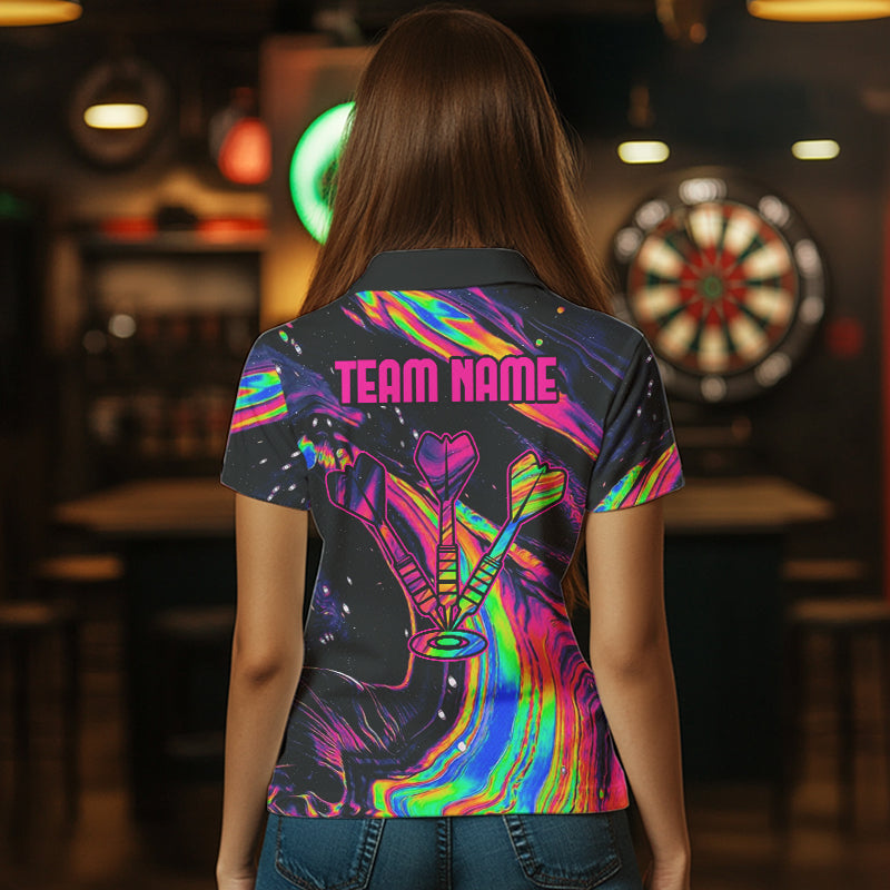 Colorful Psychedelic Skull Custom Dart, Dart Team NYN0020