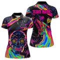 Colorful Psychedelic Skull Custom Dart, Dart Team NYN0020