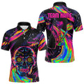Colorful Psychedelic Skull Custom Dart, Dart Team NYN0020
