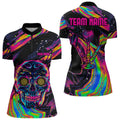 Colorful Psychedelic Skull Custom Dart, Dart Team NYN0020