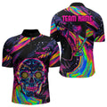 Colorful Psychedelic Skull Custom Dart, Dart Team NYN0020