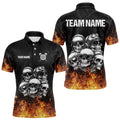Personalized Fire Flame And Skulls Dart, Custom Dart Team NYN0021
