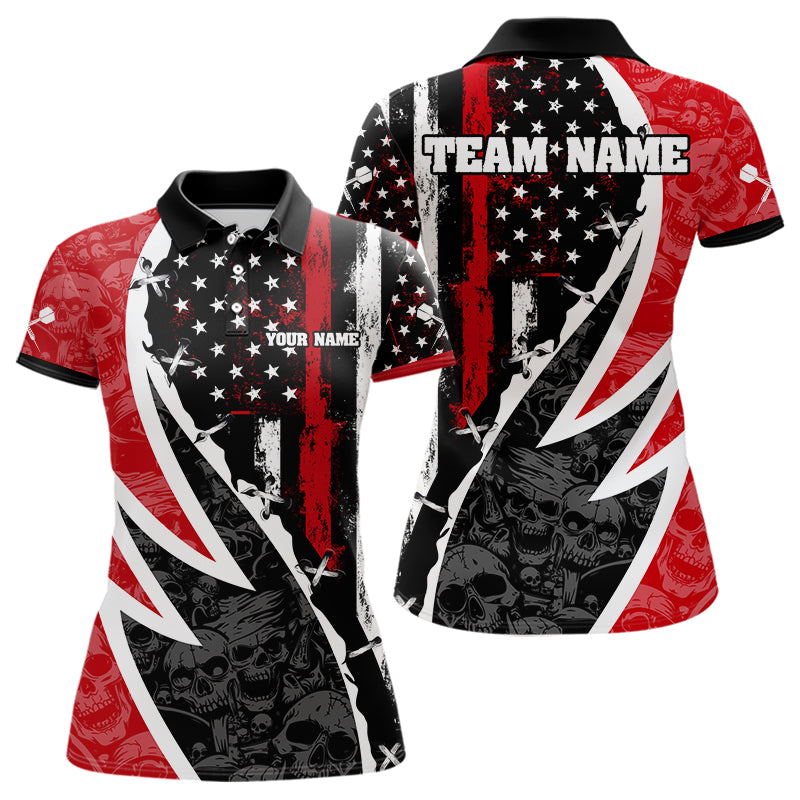 Skulls With Custom American Flag Dart, Dart Team NYN0024