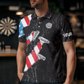 Custom American Flag Grunge Style Dart, Dart Team NYN0025