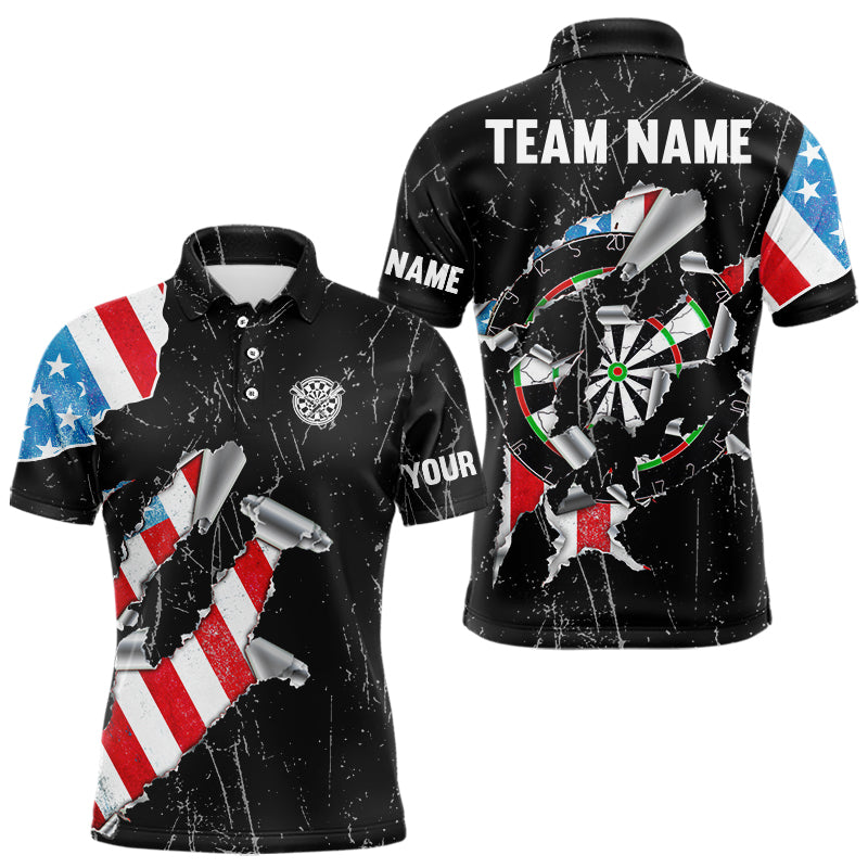 Custom American Flag Grunge Style Dart, Dart Team NYN0025
