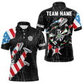 Custom American Flag Grunge Style Dart, Dart Team NYN0025
