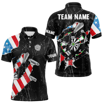 Custom American Flag Grunge Style Dart, Dart Team NYN0025