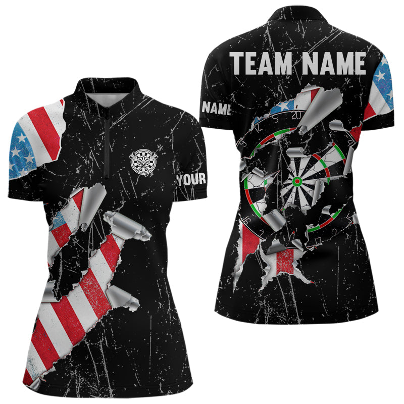 Custom American Flag Grunge Style Dart, Dart Team NYN0025