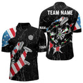 Custom American Flag Grunge Style Dart, Dart Team NYN0025