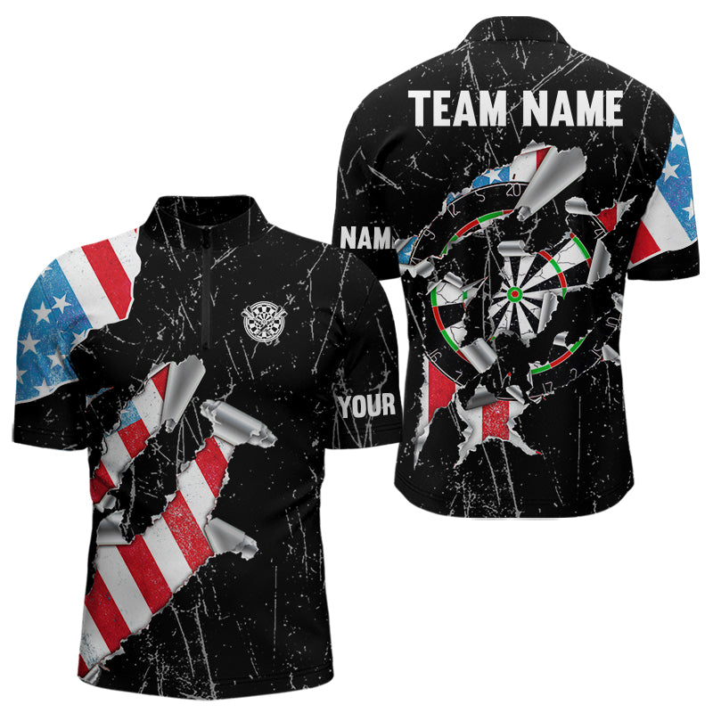 Custom American Flag Grunge Style Dart, Dart Team NYN0025