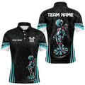 Custom Turquoise Alien And Dartboards Dart, Dart NYN0027