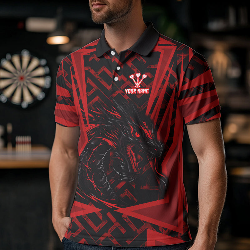 Custom Red Dragron With Dartboards Dart, Dart Team NYN0029