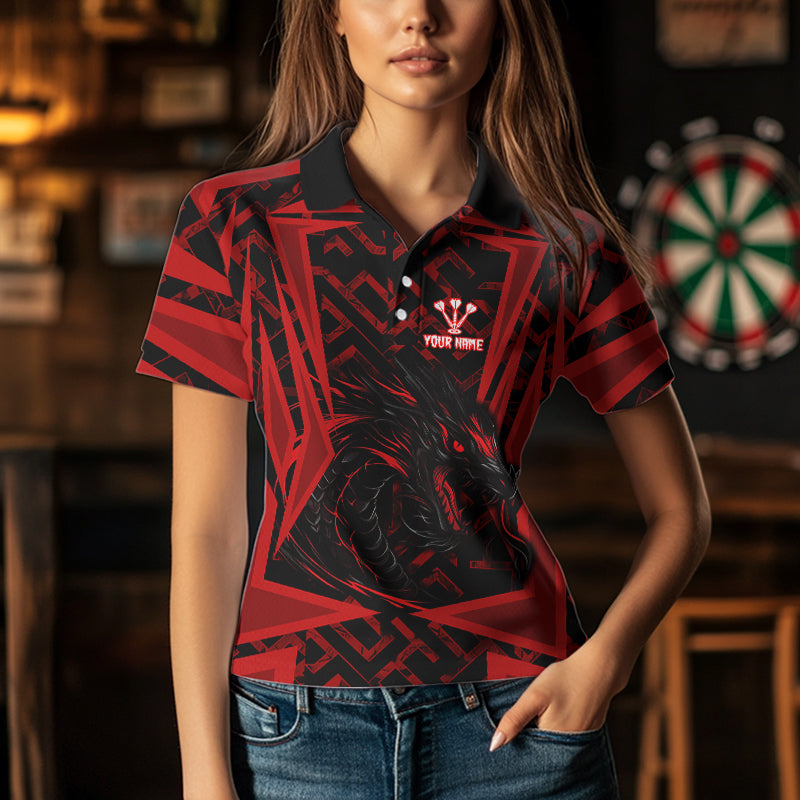 Custom Red Dragron With Dartboards Dart, Dart Team NYN0029
