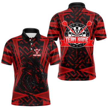 Custom Red Dragron With Dartboards Dart, Dart Team NYN0029