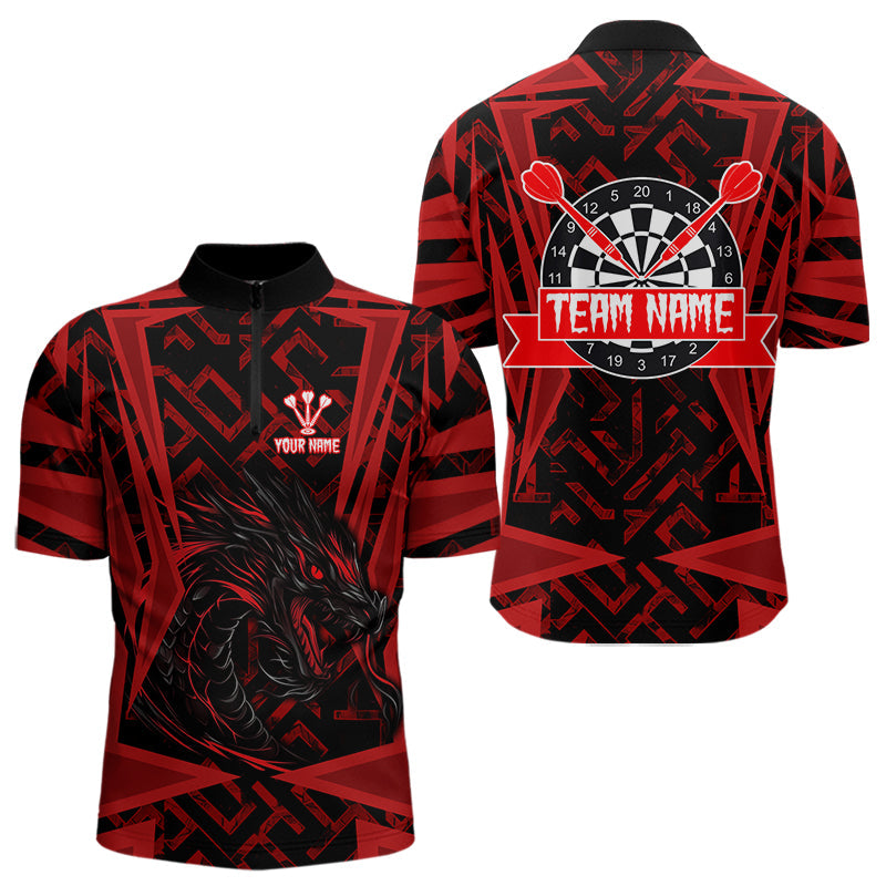 Custom Red Dragron With Dartboards Dart, Dart Team NYN0029