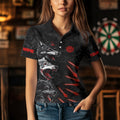 Black And Red Wolfs With Dart Arrows Dart, Custom Dart NYN0032