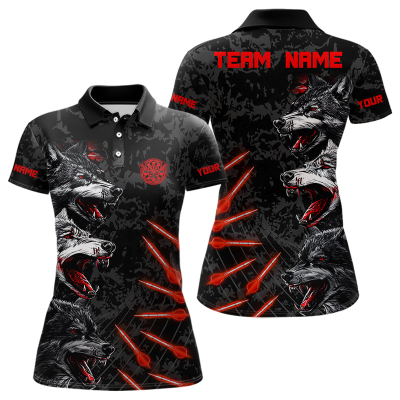 Black And Red Wolfs With Dart Arrows Dart, Custom Dart NYN0032