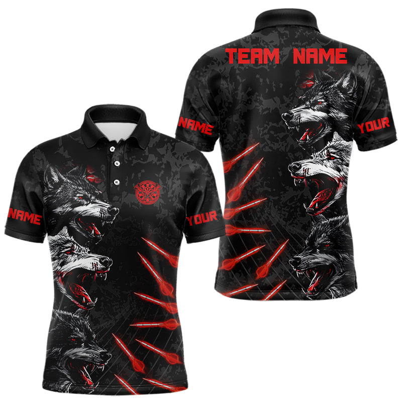 Black And Red Wolfs With Dart Arrows Dart, Custom Dart NYN0032