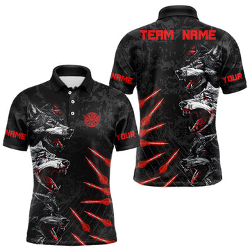 Black And Red Wolfs With Dart Arrows Dart, Custom Dart NYN0032
