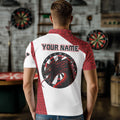 Personalized Black And Red Dartboard With Dragon Dart, Dart NYN0033