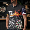 US Flag Custom Skulls With Dart Boards Dart, Custom Dart NYN0036