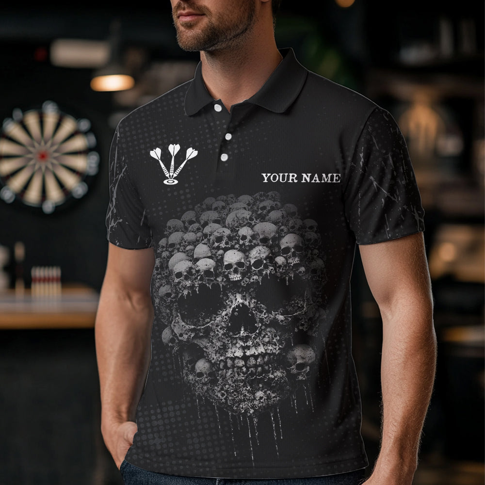 Personalized Skull Black Custom Darts and, Dart Team NYN0002