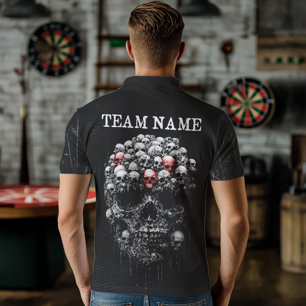 Personalized Skull Black Custom Darts and, Dart Team NYN0002