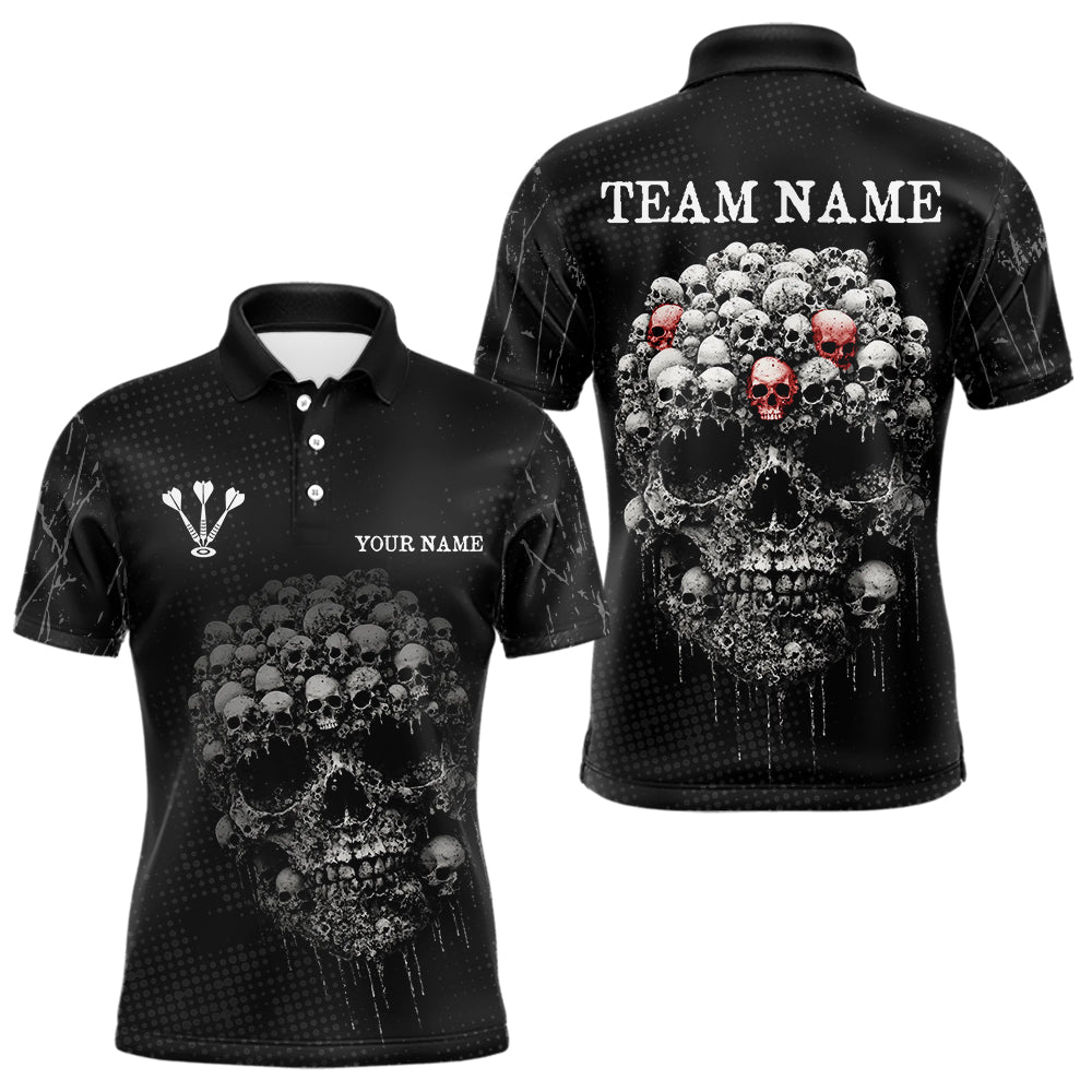 Personalized Skull Black Custom Darts and, Dart Team NYN0002