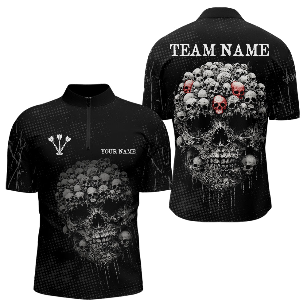 Personalized Skull Black Custom Darts and, Dart Team NYN0002