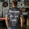 Custom Grey Skulls Dartboards Dart, Dart Team NYN0019