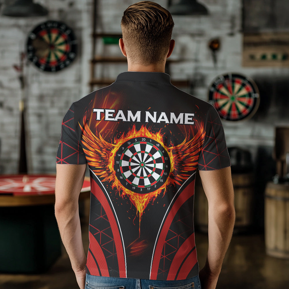 Persionalized Red Fire Flame Dart Boards Dart, Custom Dart NYN0038