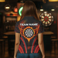 Persionalized Red Fire Flame Dart Boards Dart, Custom Dart NYN0038