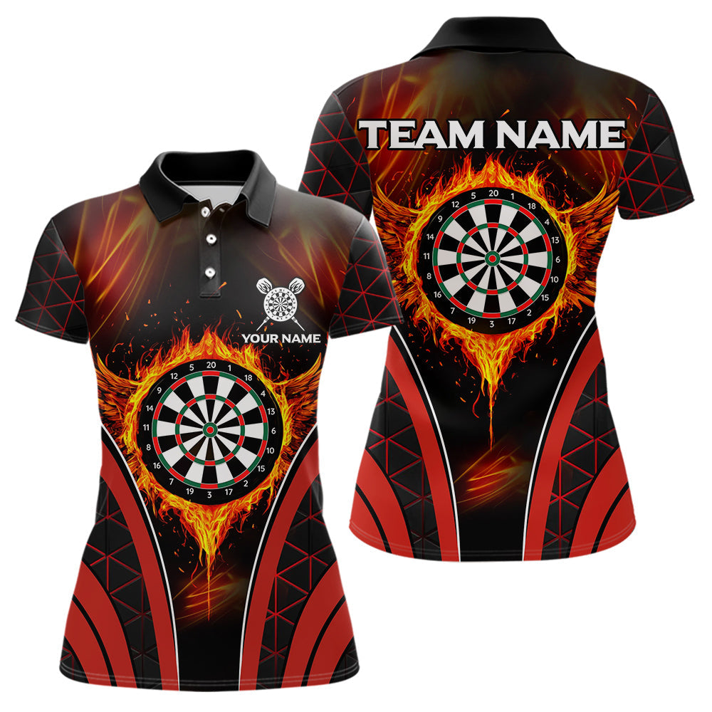Persionalized Red Fire Flame Dart Boards Dart, Custom Dart NYN0038