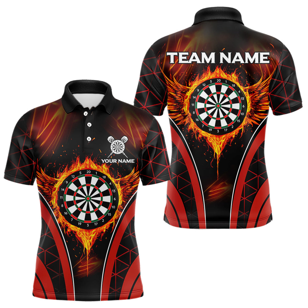 Persionalized Red Fire Flame Dart Boards Dart, Custom Dart NYN0038