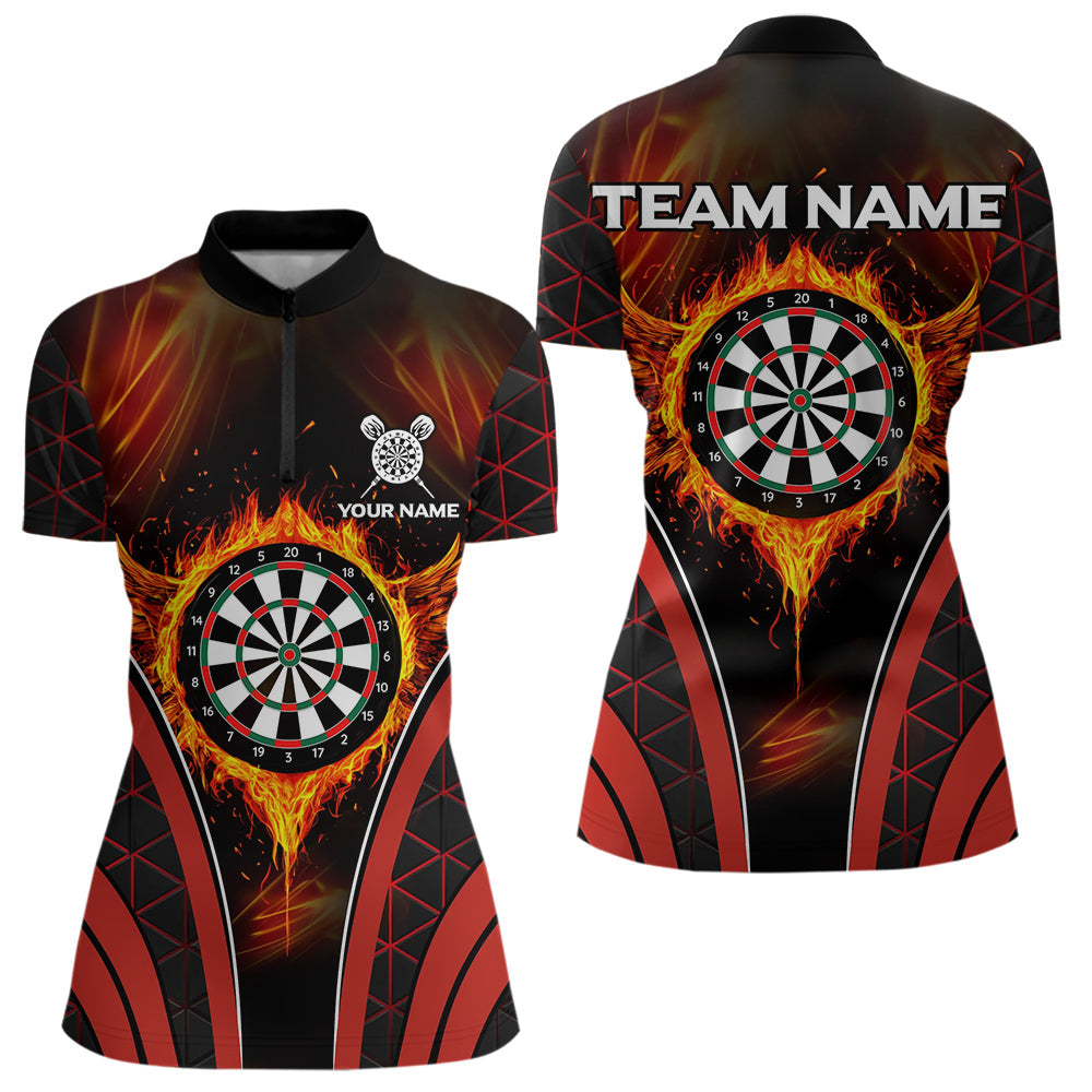 Persionalized Red Fire Flame Dart Boards Dart, Custom Dart NYN0038