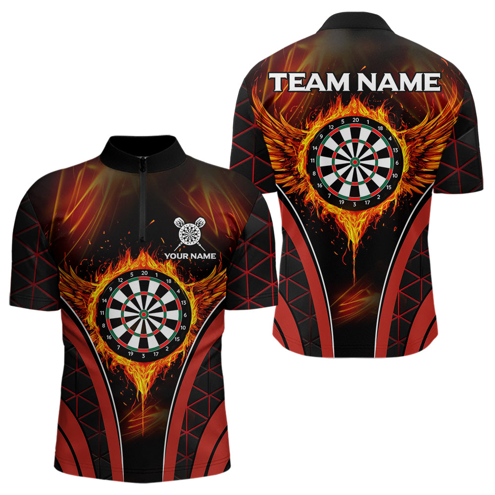 Persionalized Red Fire Flame Dart Boards Dart, Custom Dart NYN0038