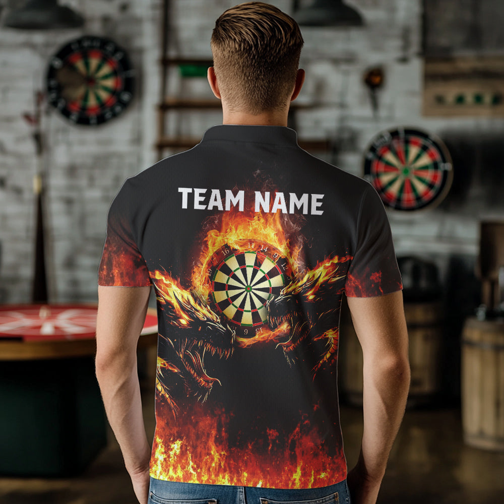 Fire Flame Wolfs With Dart Boards Dart, Custom Dart NYN0040