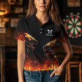 Fire Flame Wolfs With Dart Boards Dart, Custom Dart NYN0040
