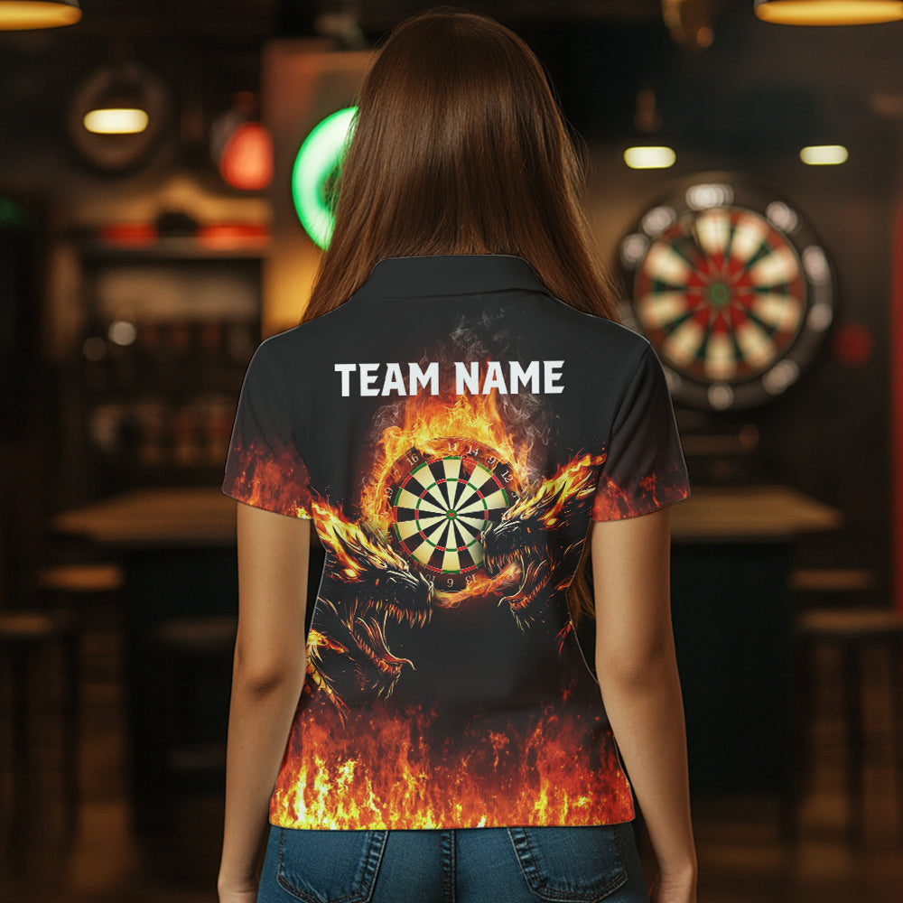 Fire Flame Wolfs With Dart Boards Dart, Custom Dart NYN0040
