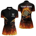 Fire Flame Wolfs With Dart Boards Dart, Custom Dart NYN0040